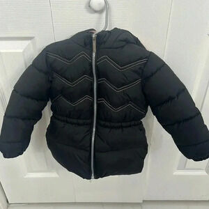Black Limited Too Toddler Girl Puffer coat size 3T